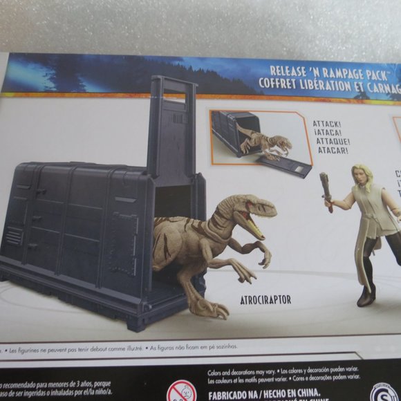Rare Jurassic World Dominion Release 'N Rampage Pack - Jurassic Park - Picture 4 of 4